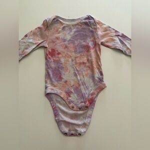 Tie-Dye Long Sleeve Baby Onesie